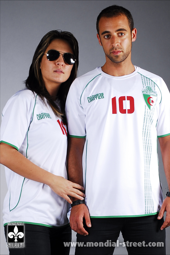 Coupe du Monde 2010 Maghreb-United Maillot de Foot Ball Algérie 